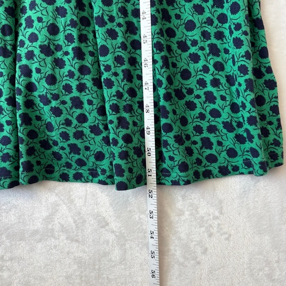 Boden green blue flower Evelyn Midi Dress 10 Long - Picture 6 of 11